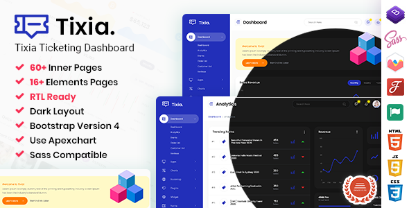 Tixia - Ticketing - ThemeForest 28986104