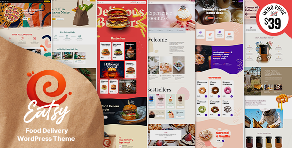 Eatsy – Food Delivery WordPress Theme