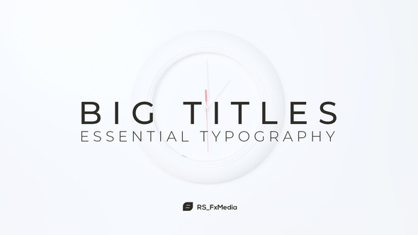 Big Titles | Essential Typography
