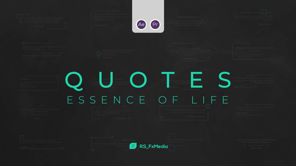 Quotes Titles | Essence of Life | MOGRT