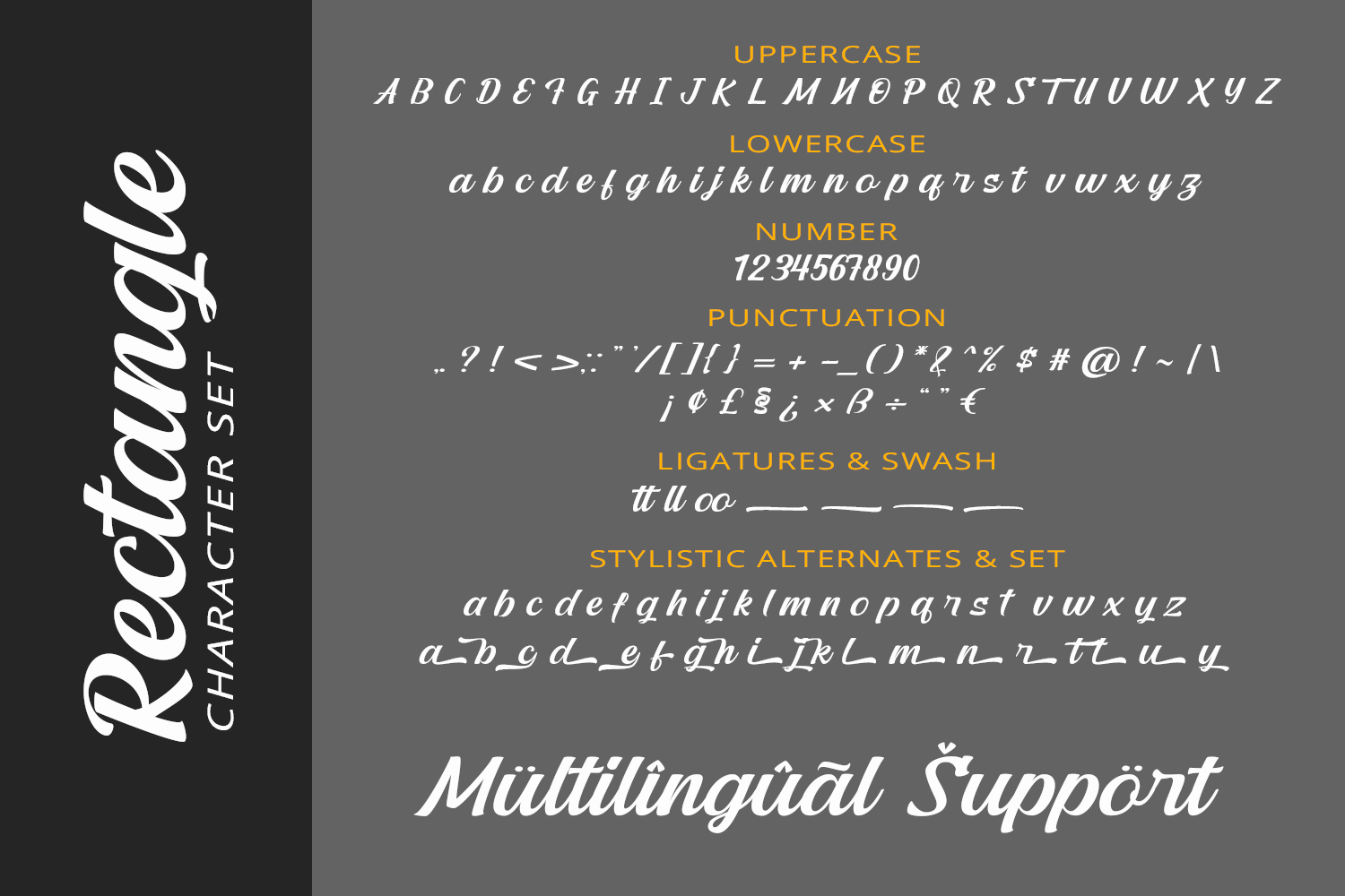 Rectangle, Fonts | GraphicRiver