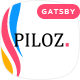 Piloz - Gatsby React App Landing Page Template