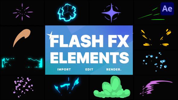 Flash FX Elements - VideoHive 32094611