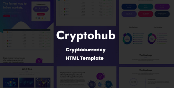 Cryptohub - Cryptocurrency HTML Template