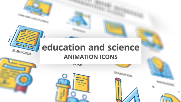 Education & Science - Animation Icons