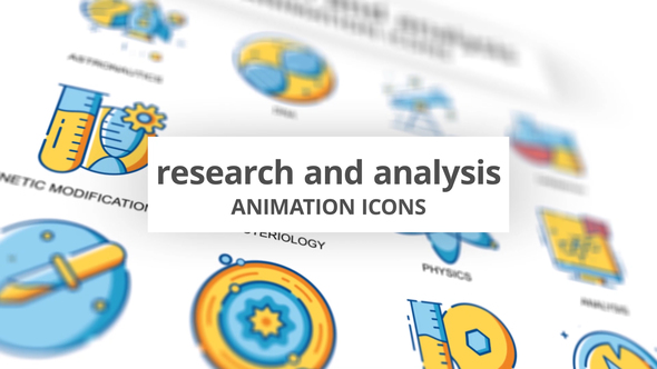 Research & Analysis - Animation Icons