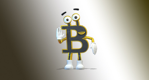 Bitcoin 3d character