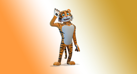 Tiger 3d character
