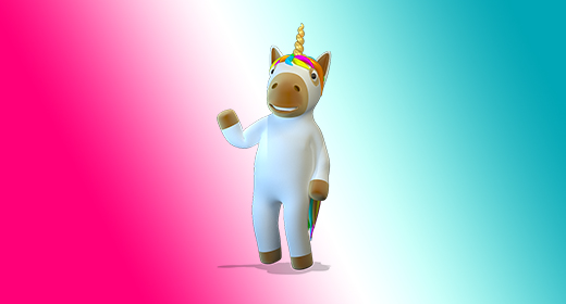 Unicorn 3d character
