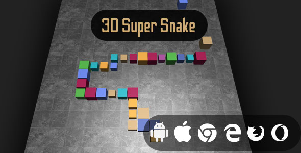 3D Super Snake - Classic Hyper Casual Game