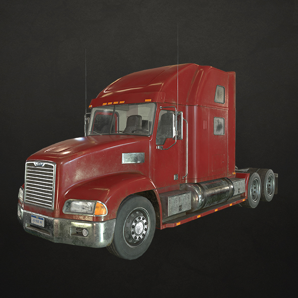 Semi Truck Tractor - 3Docean 32110641