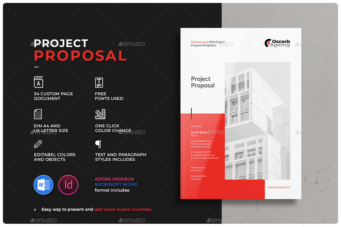 Project Proposal, Print Templates | GraphicRiver