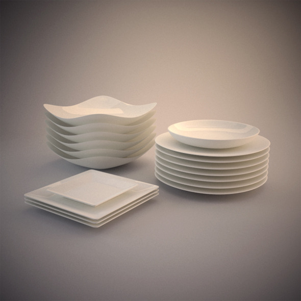 6 Photorealistics Ceramic - 3Docean 2938863
