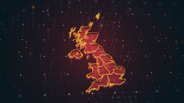 United Kingdom Map Danger Pack HD