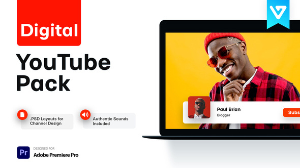 Youtube Pack Digital | Premiere Pro