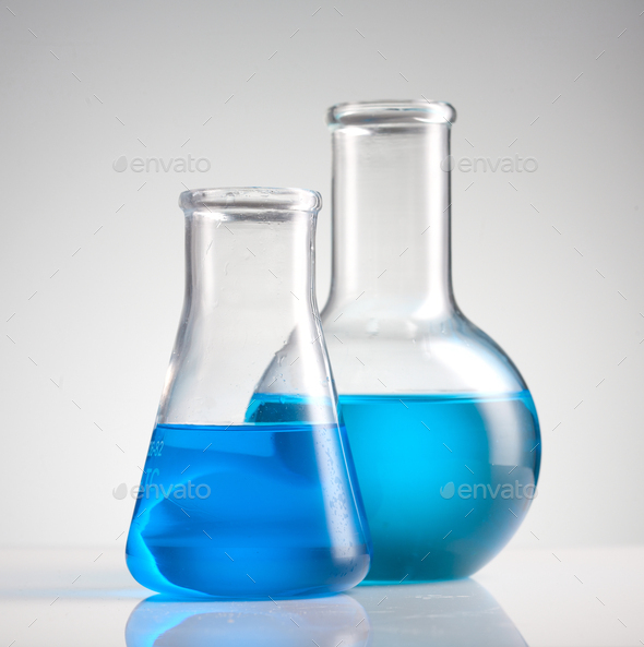 Laboratory glassware - Stock Photo - Images