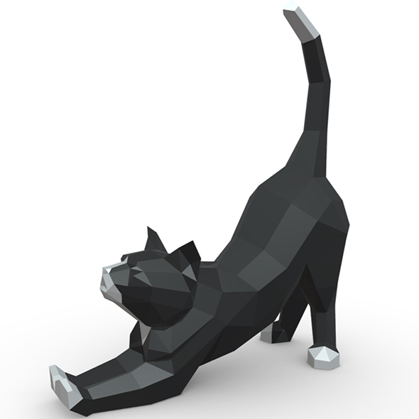 cat figure - 3Docean 32136521