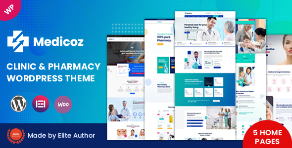 Medicoz - Clinic & Pharmacy WordPress Theme