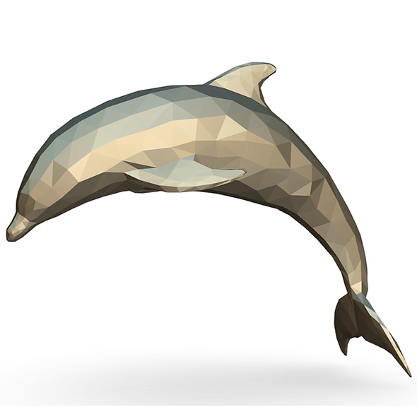 dolphin figure - 3Docean 32138703