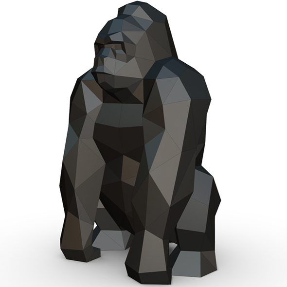 gorilla figure - 3Docean 32139232