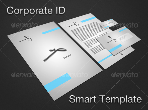 Corporate ID Smart Template - Stationery Print