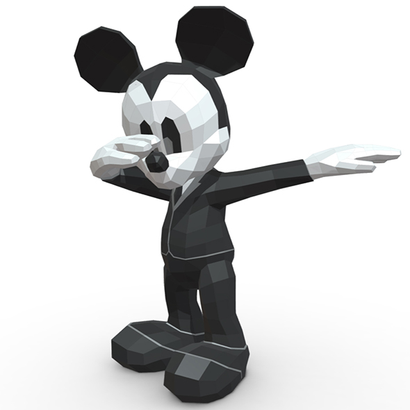 Mickey Mouse figure - 3Docean 32139780