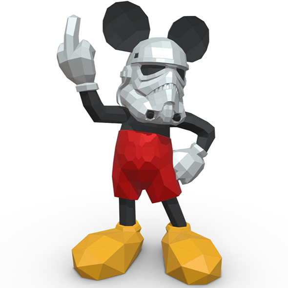 Mickey Mouse figure - 3Docean 32139803