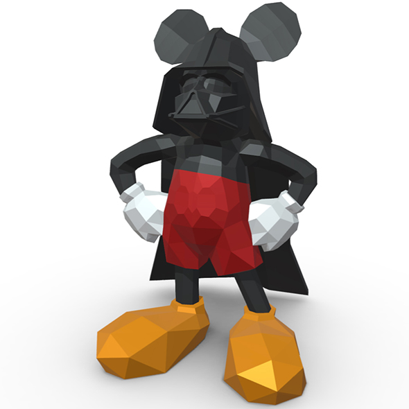 Mickey Mouse figure - 3Docean 32139816