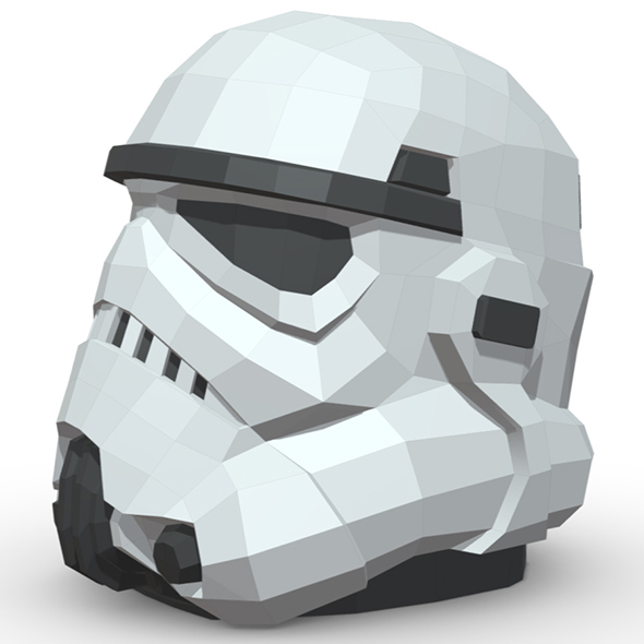 stormtrooper head - 3Docean 32140629