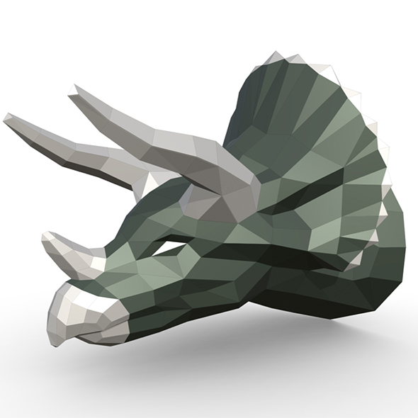 Triceratops head - 3Docean 32140671