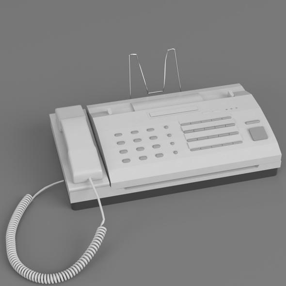 Office fax machine - 3Docean 18948680