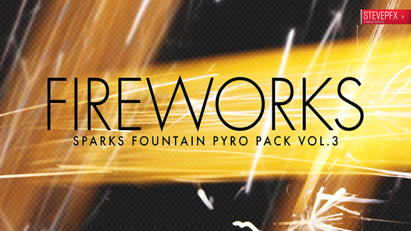 Fireworks Fountain of Sparks