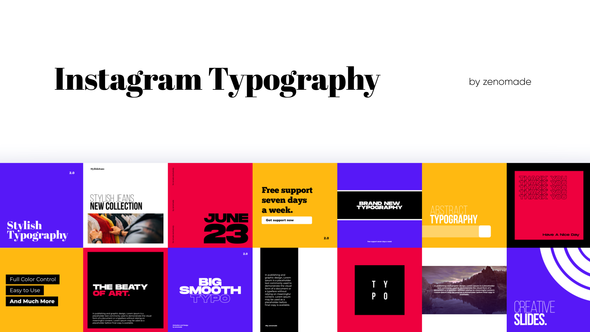 Instagram Typography