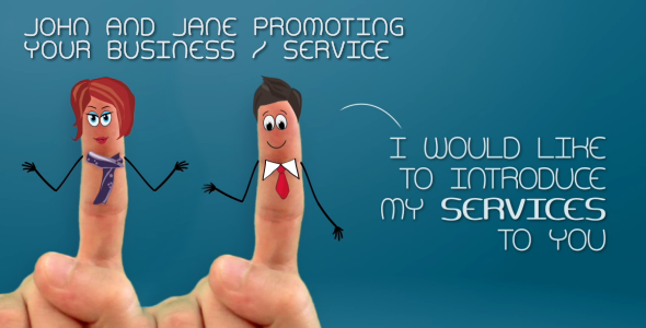 John and Jane Promoting Your Business/Service