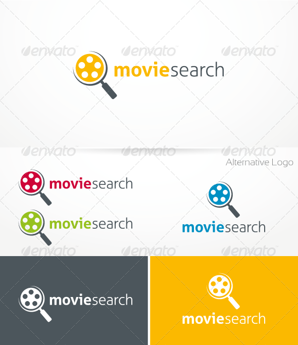 Movie Search Logo Template - Objects Logo Templates