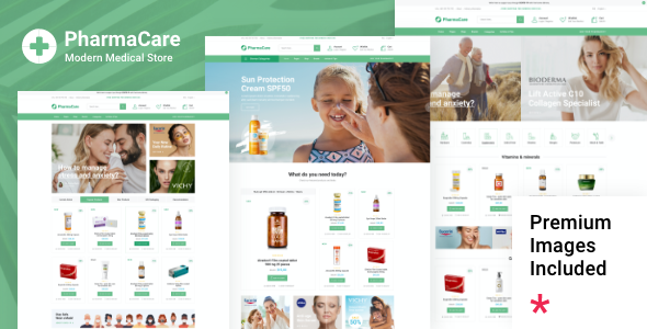 PharmaCare - Pharmacy - ThemeForest 32005142