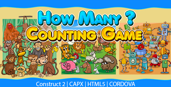How Many (CAPX | HTML5 | Cordova) Kids Counting Game