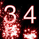 Numbers Revealed By Stars Red Style Numbers Revealed By Stars Red Style - VideoHive Item for Sale