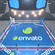 Boxing Ring Arena with Jumbotron