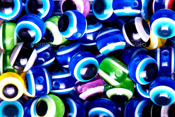 Background of colored beads - Stock Photo - Images