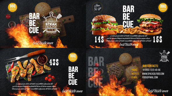 Barbecue Food Promo