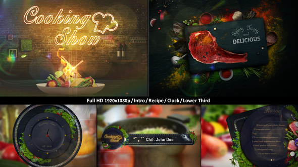 Cooking Show Pack - VideoHive 32200900