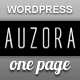 Auzora - One Page Portfolio and Business theme - ThemeForest Item for Sale