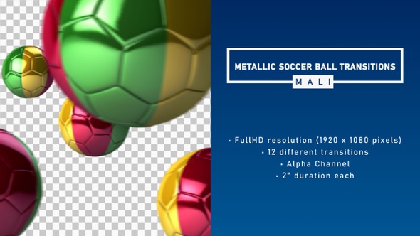 Metallic Soccer Ball Transitions - Mali