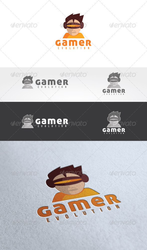 Gamer Evolution Logo Templates - Humans Logo Templates