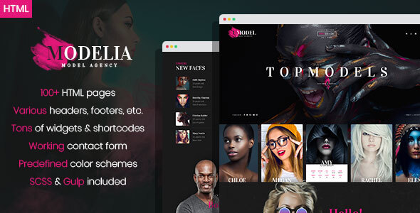Special Modelia - Modeling Agency HTML Template