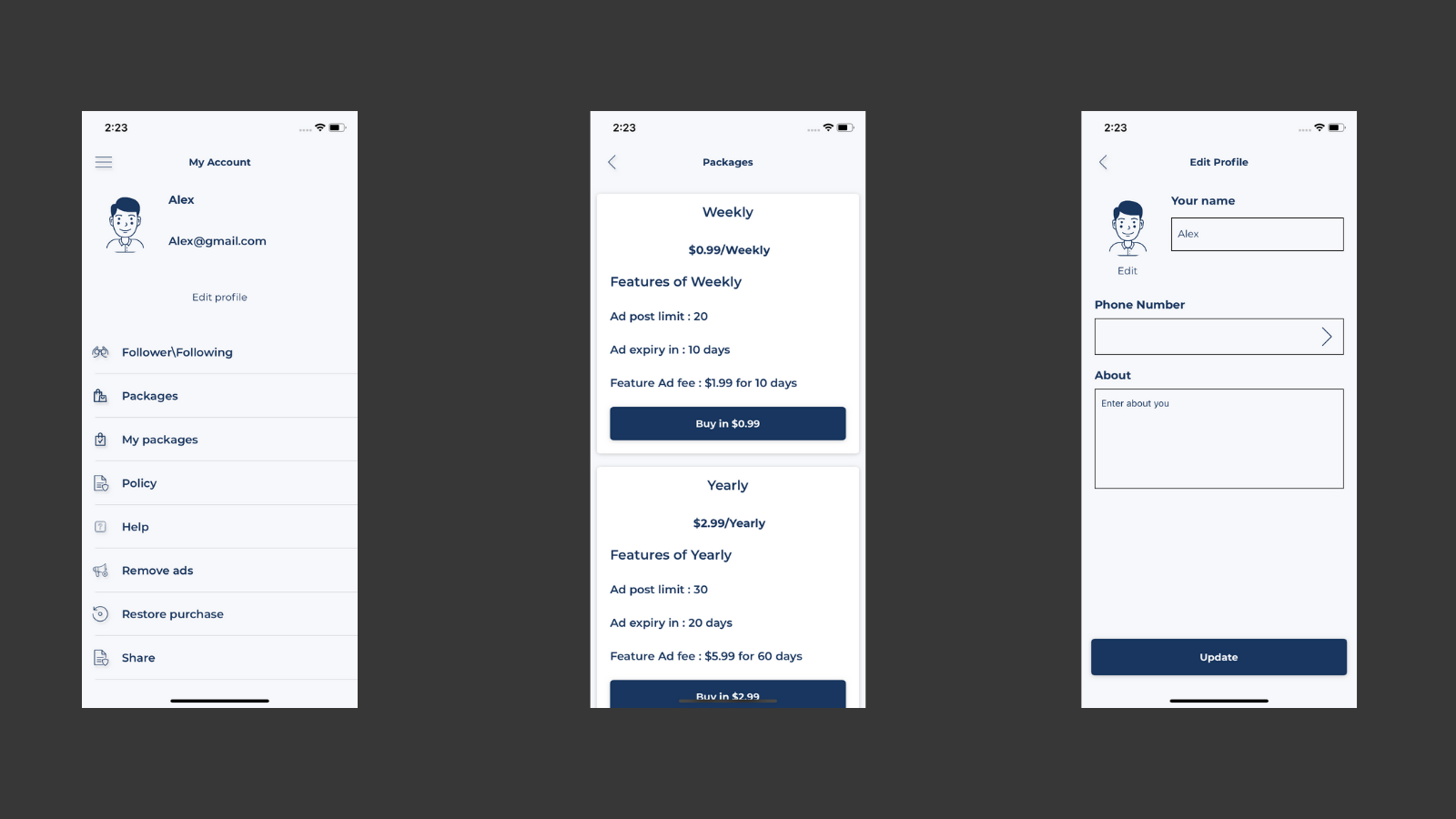 Classify - Classified ads iOS App + admin panel + website (Olx,Mercari,Offerup,Carousell,Buy  Sell) by iOSAppsWorld