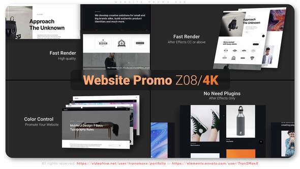Website Promo Z08 - VideoHive 32229525