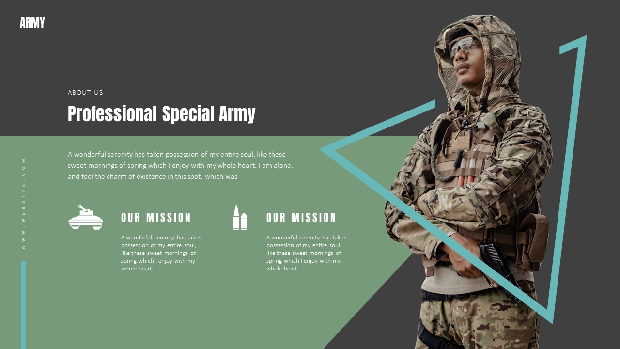 Army Google Slides Templates, Presentation Templates | GraphicRiver
