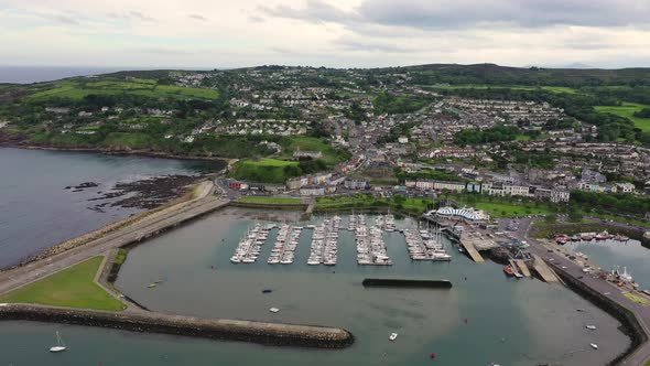 Aerial View of Howth Harbour and Village, Ireland